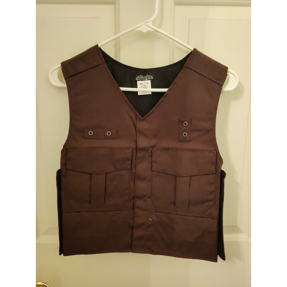 Mocean Discreet Plate Carrier Vest XS w/ External Pkt Shooting Tactical Brown